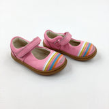 Colourful Striped Pink Shoes - Girls - Shoe Size 4