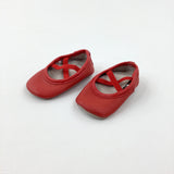 Red Baby Shoes - Girls - Shoe Size 1