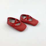 Red Baby Shoes - Girls - Shoe Size 1