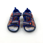 Spider-Man Blue & Red Sandals - Boys - Shoe Size 12