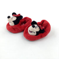 Minnie Mouse Red Baby Shoes - Girls - Shoe Size 1