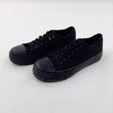 Black Canvas Shoes - Girls - Shoe Size 7