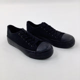 Black Canvas Shoes - Girls - Shoe Size 7