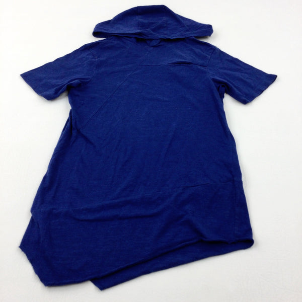 Navy Hooded T-Shirt - Boys 7-8 Years