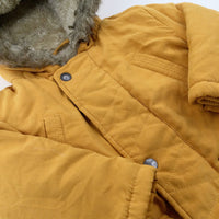 Mustard Yellow Winter Coat - Boys 9-12 Months