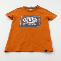 'Animal' Orange T-Shirt - Boys 7-8 Years