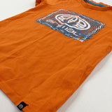 'Animal' Orange T-Shirt - Boys 7-8 Years