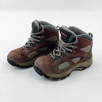 'Hi-Tech' Brown & Grey Walking Boots - Boys/Girls - Shoe Size 13