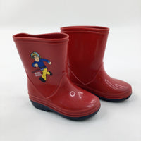 'To The Rescue' Fireman Sam Red Wellies - Boys - Shoe Size 4