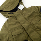 **NEW** 'Little Dude' Khaki Fleece Lined Coat - Boys 18-24 Months