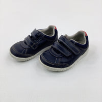 Navy Baby Shoes - Boys - Shoe Size 4.5