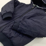 Navy Fleece Lined Winter Coat - Boys 3-4 Years