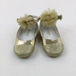 Sparkly Gold Shoes - Girls - Shoe Size 6