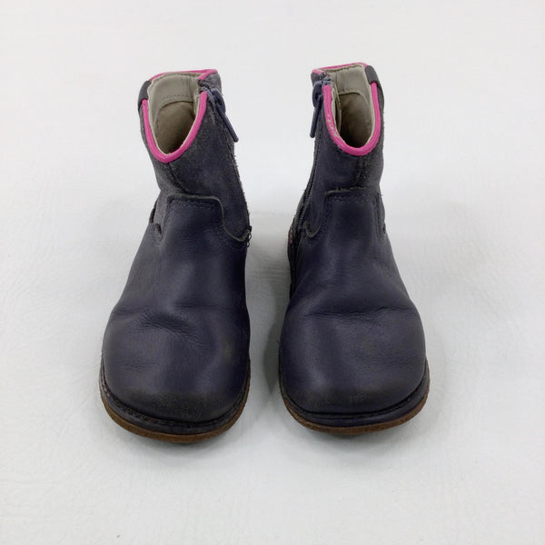 Sparkly Purple Boots - Girls - Shoe Size 6.5