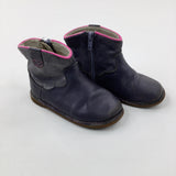Sparkly Purple Boots - Girls - Shoe Size 6.5