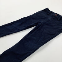 Navy Trousers With Adjustable Waist - Boys 2-3 Years