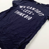 'We Can Do It' Stars Navy T-Shirt - Boys 9-10 Years