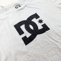 'DC' White Cotton T-Shirt - Boys 9-10 Years