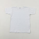 White Cotton T-Shirt - Boys 2-3 Years