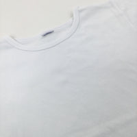 White Cotton T-Shirt - Boys 2-3 Years