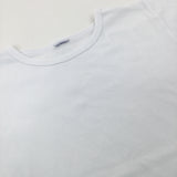 White Cotton T-Shirt - Boys 2-3 Years