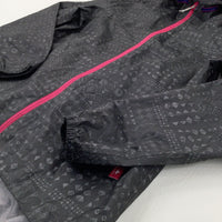 Patterned Charcoal Grey Lightweight Jacket - Girls 10-11 Years