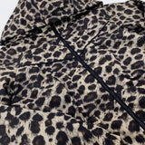 Animal Print Fleece Lined Lightweight Jacket - Girls 12-13 Years