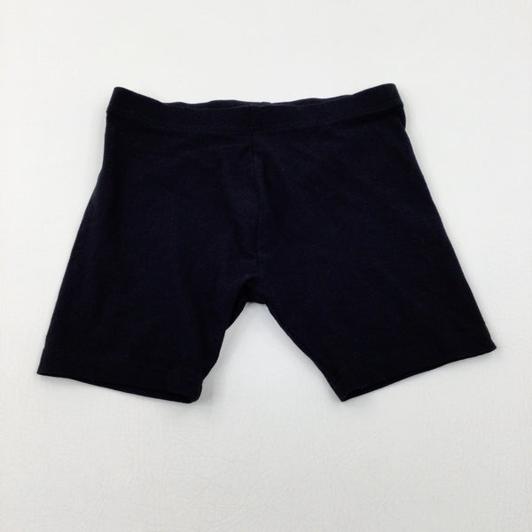 Black Jersey Shorts - Girls 9-10 Years