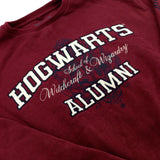 'Hogwarts' Appliqued Burgundy Sweatshirt - Boys 10-11 Years