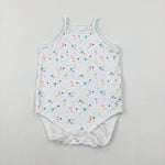 Colourful Hearts White Bodysuit - Girls 2-3 Years