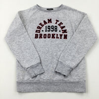 'Dream Team' Grey Sweatshirt - Boys 11-12 Years