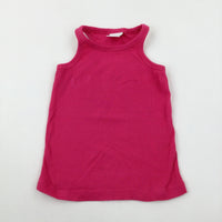 Pink Cotton Vest Top - Girls 2-3 Years