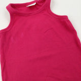 Pink Cotton Vest Top - Girls 2-3 Years