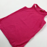 Pink Cotton Vest Top - Girls 2-3 Years