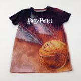 'Harry Potter' The Golden Snitch Colourful T-Shirt  - Boys 11-12 Years