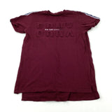 'New York City' Burgundy T-Shirt - Boys 11-12 Years