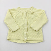 Yellow Knitted Cardigan - Girls 6-9 Months