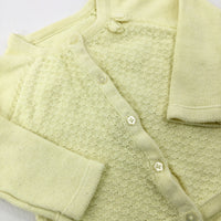 Yellow Knitted Cardigan - Girls 6-9 Months