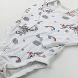 Winnie The Pooh & Friends White Long Sleeve Bodysuit - Boys 9-12 Months