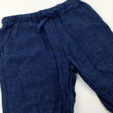 Navy Trousers - Boys 3-4 Years
