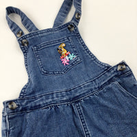 The Gruffalo Embroidered Mid Blue Denim Dress - Girls 3-4 Years