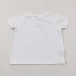 White T-Shirt - Boys 12-18 Months