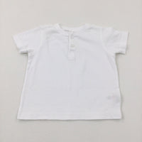 White T-Shirt - Boys 12-18 Months