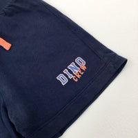 'Dino Crew' Navy Jersey Shorts - Boys 12-18 Months