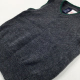 Charcoal Grey Knitted Tank Top - Boys 12-18 Months