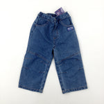 **NEW** Dog & Bob Motif Mid Blue Denim Jeans - Boys 12-18 Months