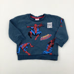 'The Amazing Spider-Man' Red & Blue Sweatshirt - Boys 12-18 Months