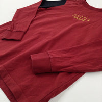 'Ltd Edition' Burgundy Long Sleeve Top - Boys 8-9 Years