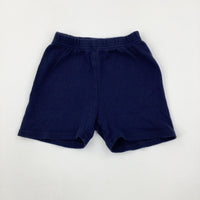 Navy Jersey Shorts - Boys 12-18 Months