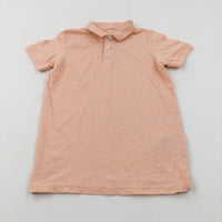 Peach Polo Shirt - Boys 8-9 Years